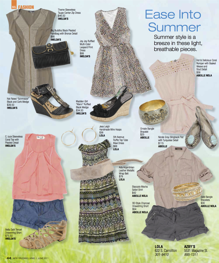 June Fashion | Ease Into Summer – New Orleans Living Magazine